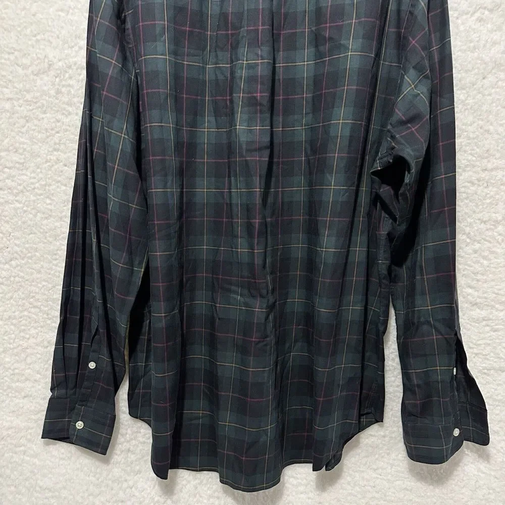 RALPH LAUREN‎ Men's Multicolor Plaid Classic Fit Button Up Size XL
